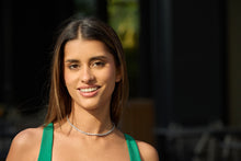 Rhodium Baguette Tennis Choker