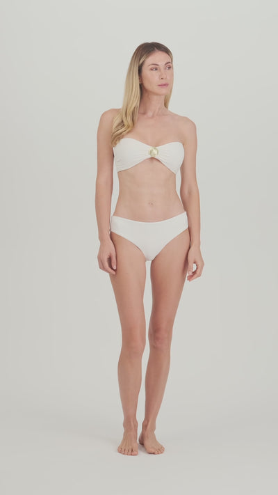 RIVIERA BOTTOMS WITHOUT CHAIN OATMILK