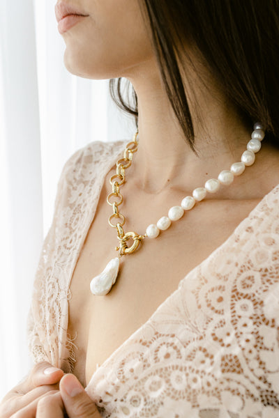 Pearl Drop Necklace