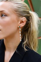 Keshi Pearl Drops - Green