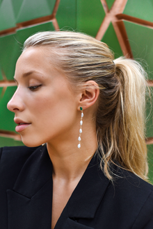 Keshi Pearl Drops - Green