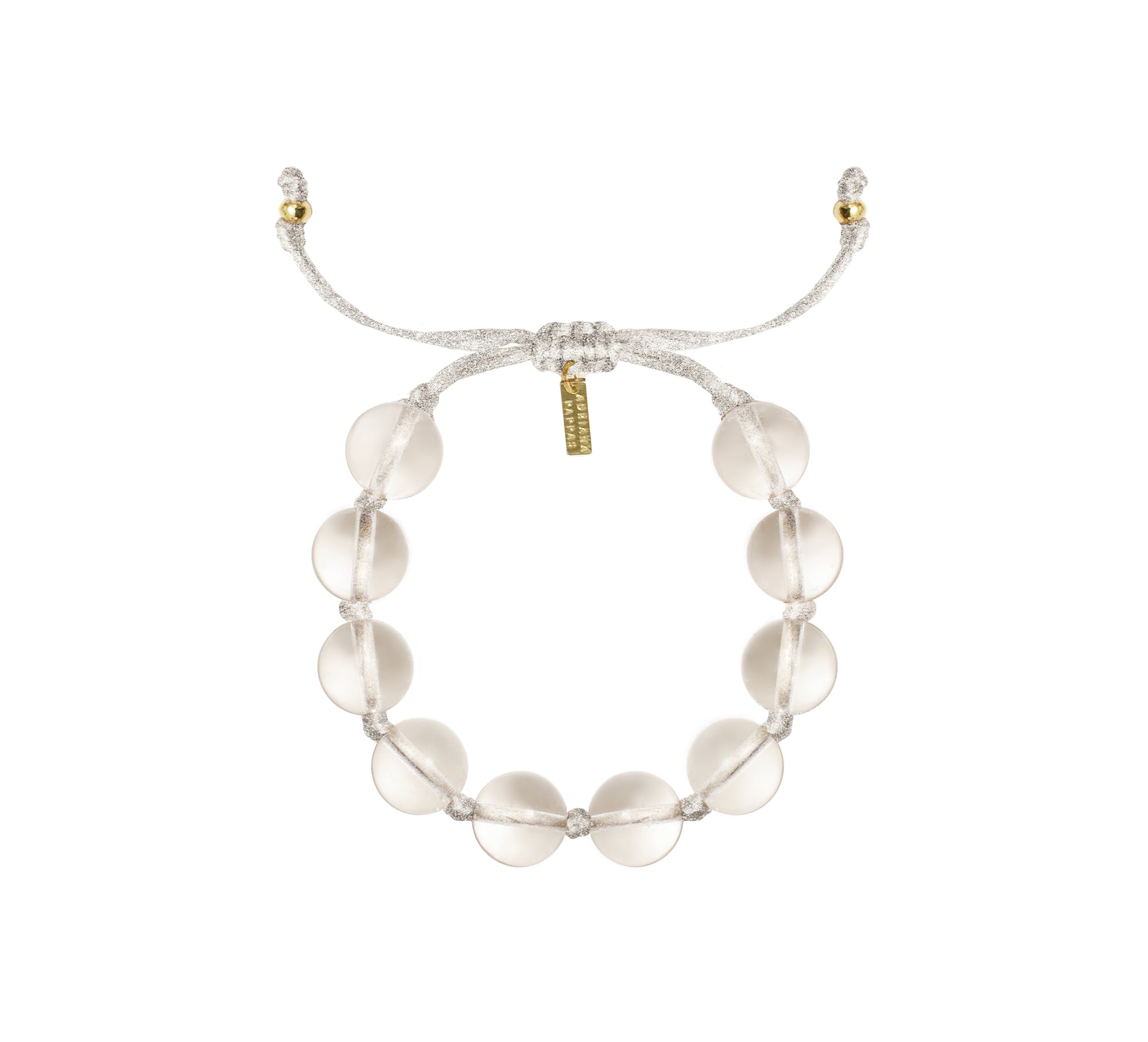 Glass Bracelet on Colored Cord