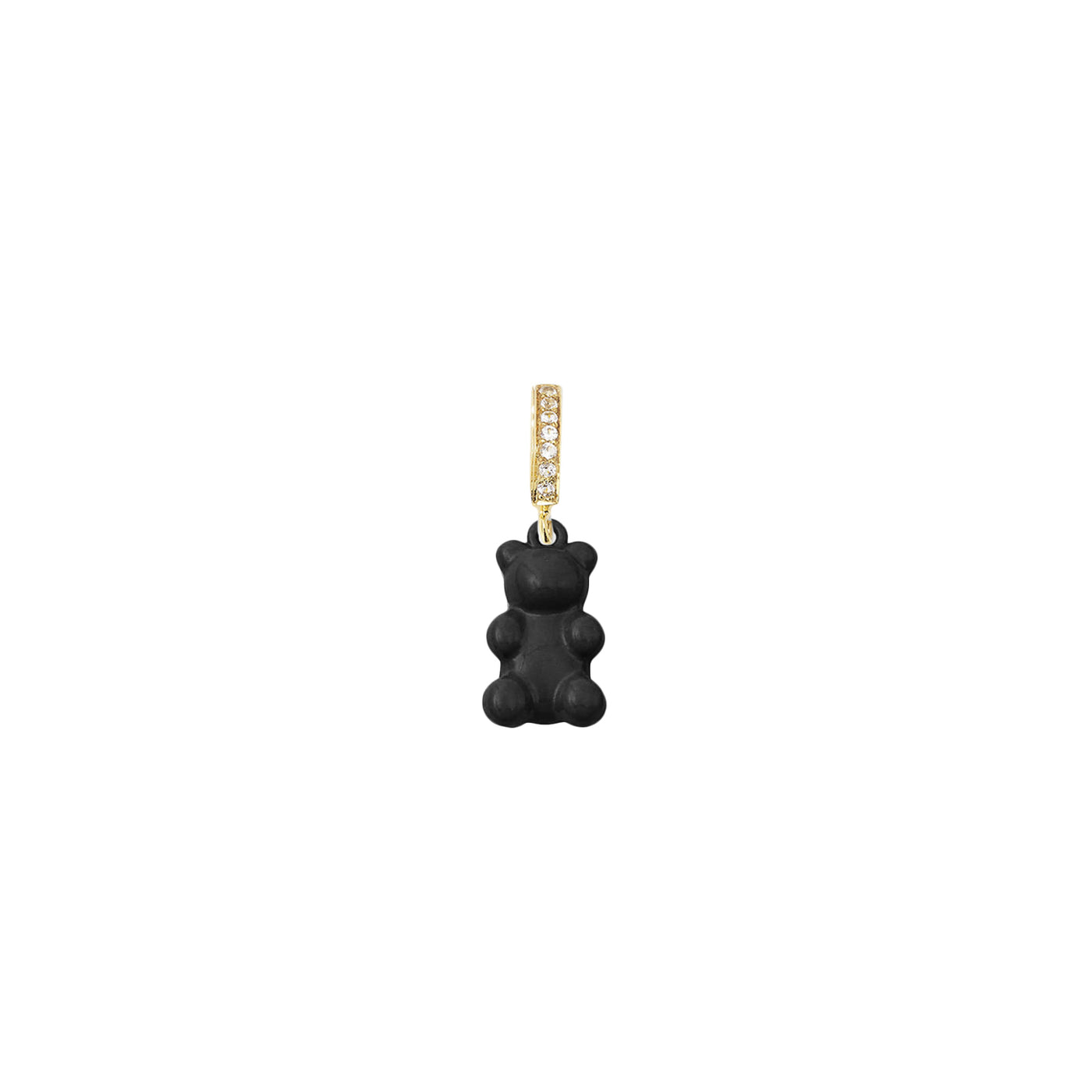 Crystal Gummy Charm - Black