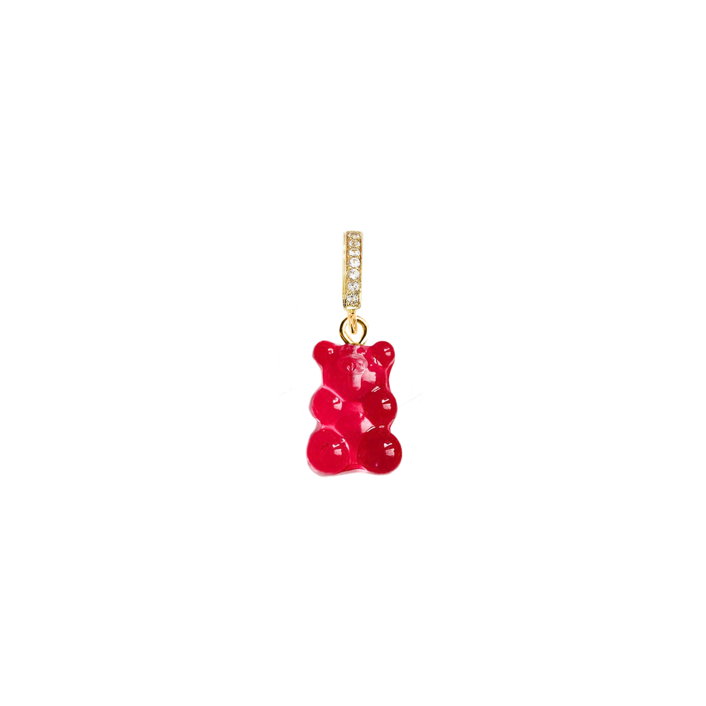 Crystal Gummy Charm - Red