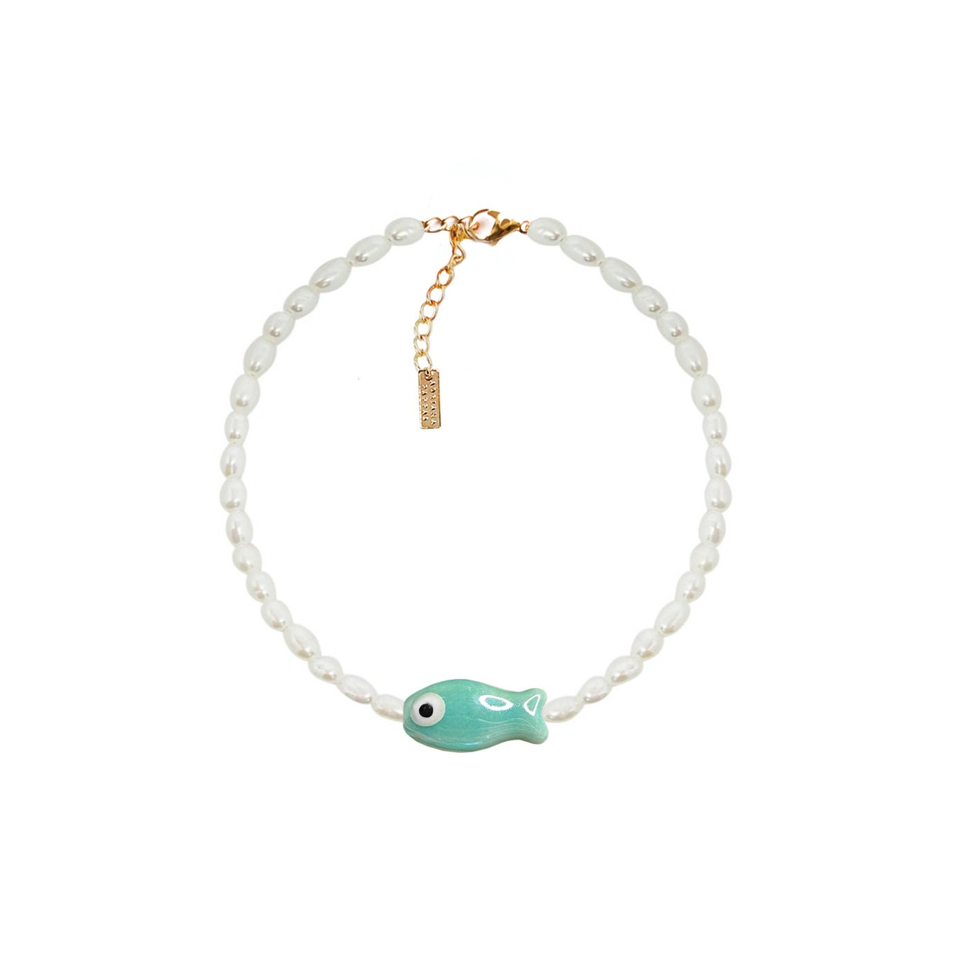 Fishy Pearls Anklet
