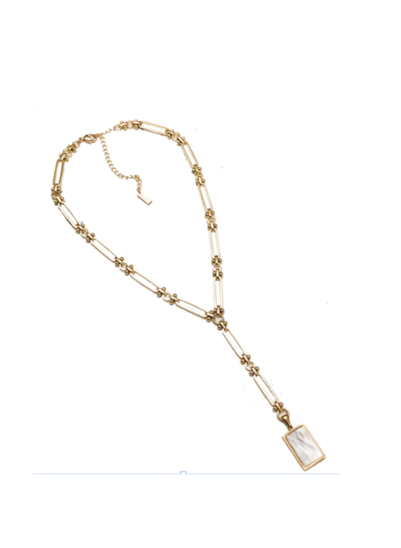 Luna Lariat - White