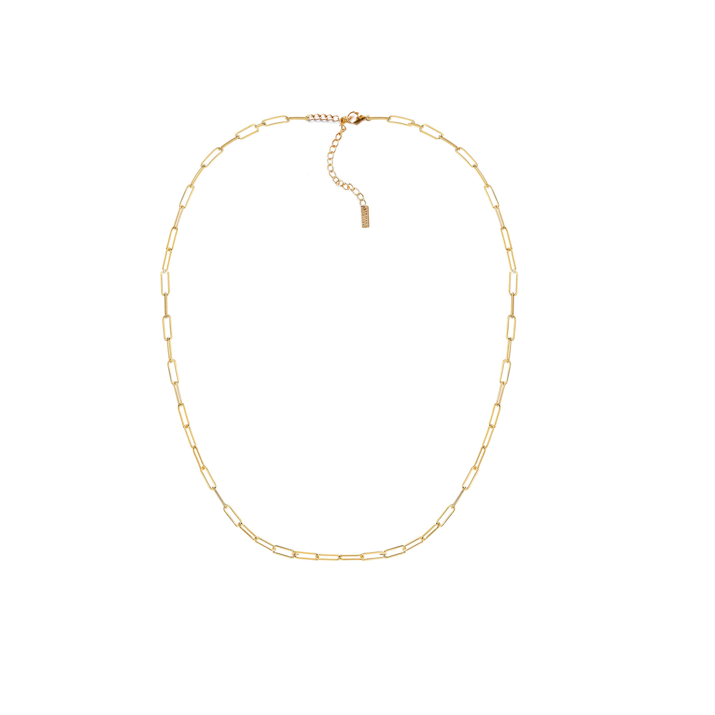 Dainty Paperclip Chain Necklace