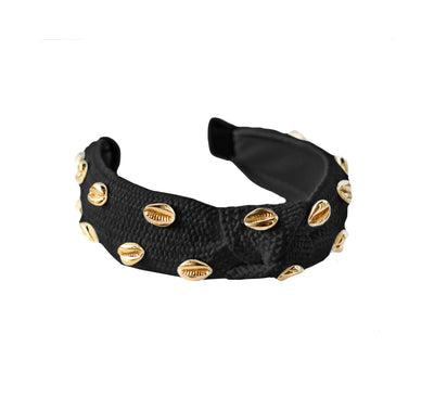 Shell Confetti Headband - Black