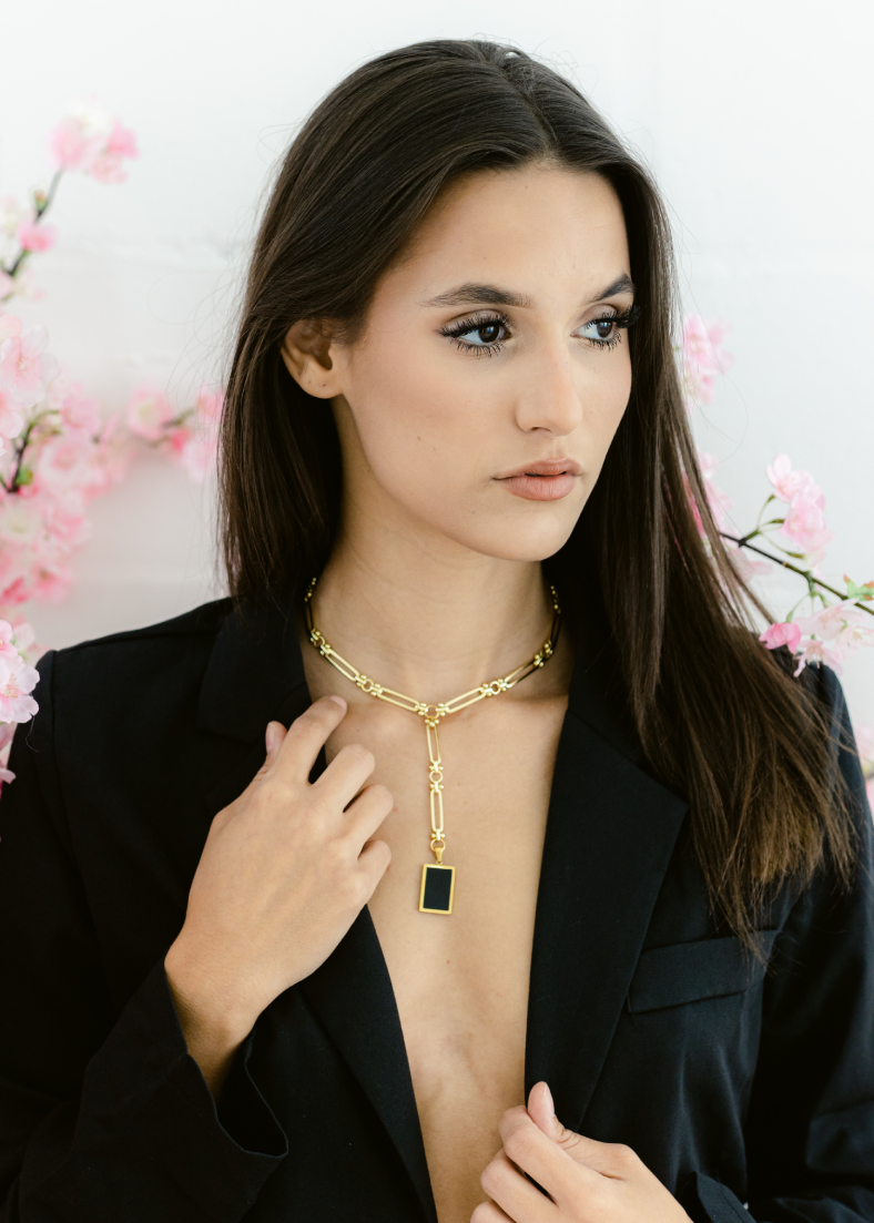 Luna Lariat - Black