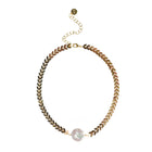 Chevron Pearl Choker