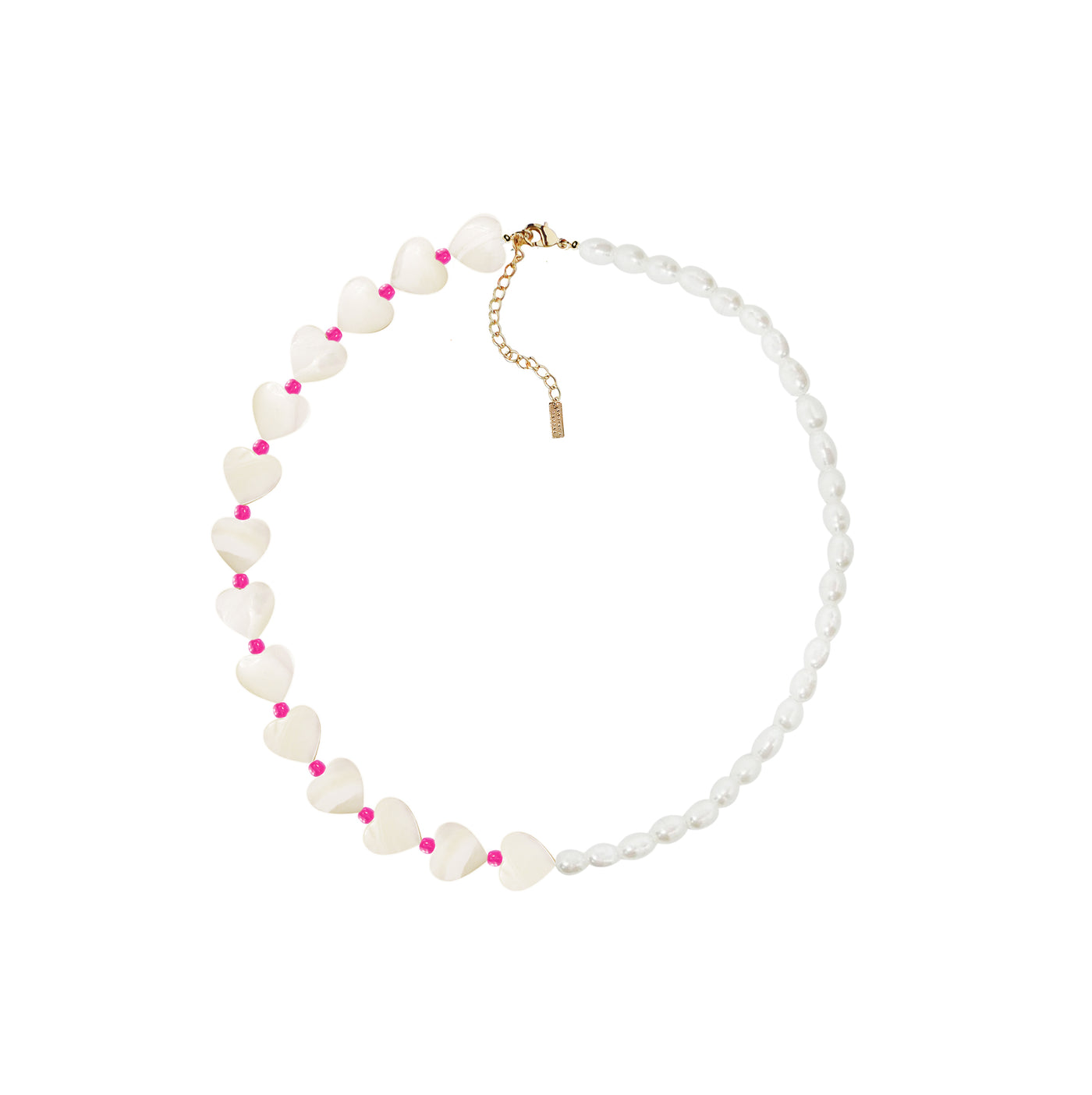 Sweetheart Choker - Hot Pink