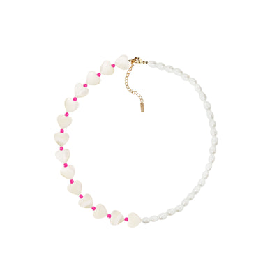 Sweetheart Choker - Hot Pink