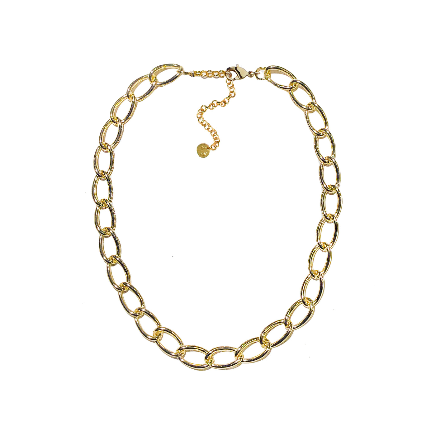 Oval Curb Link Necklace