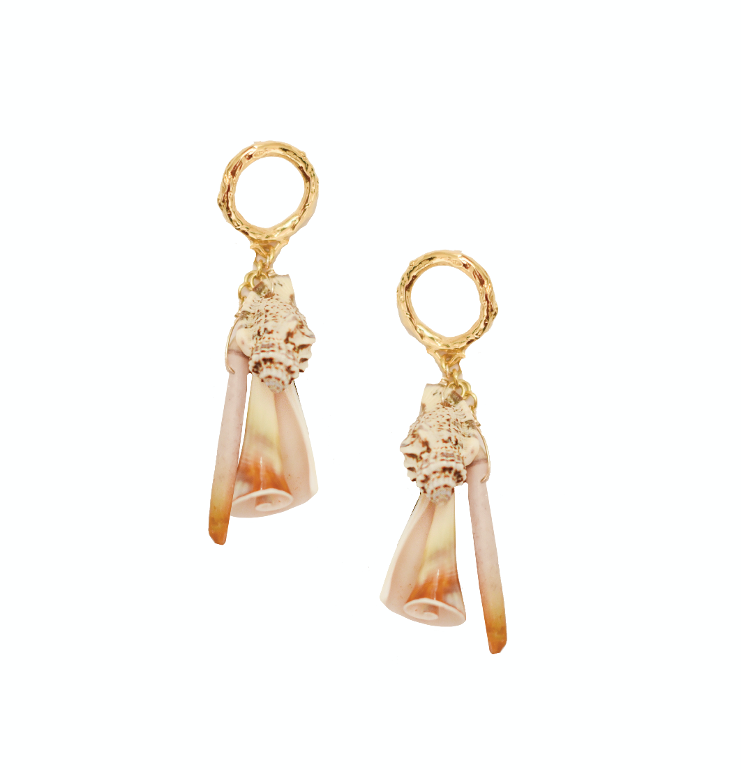 Shell Tassel Earrings