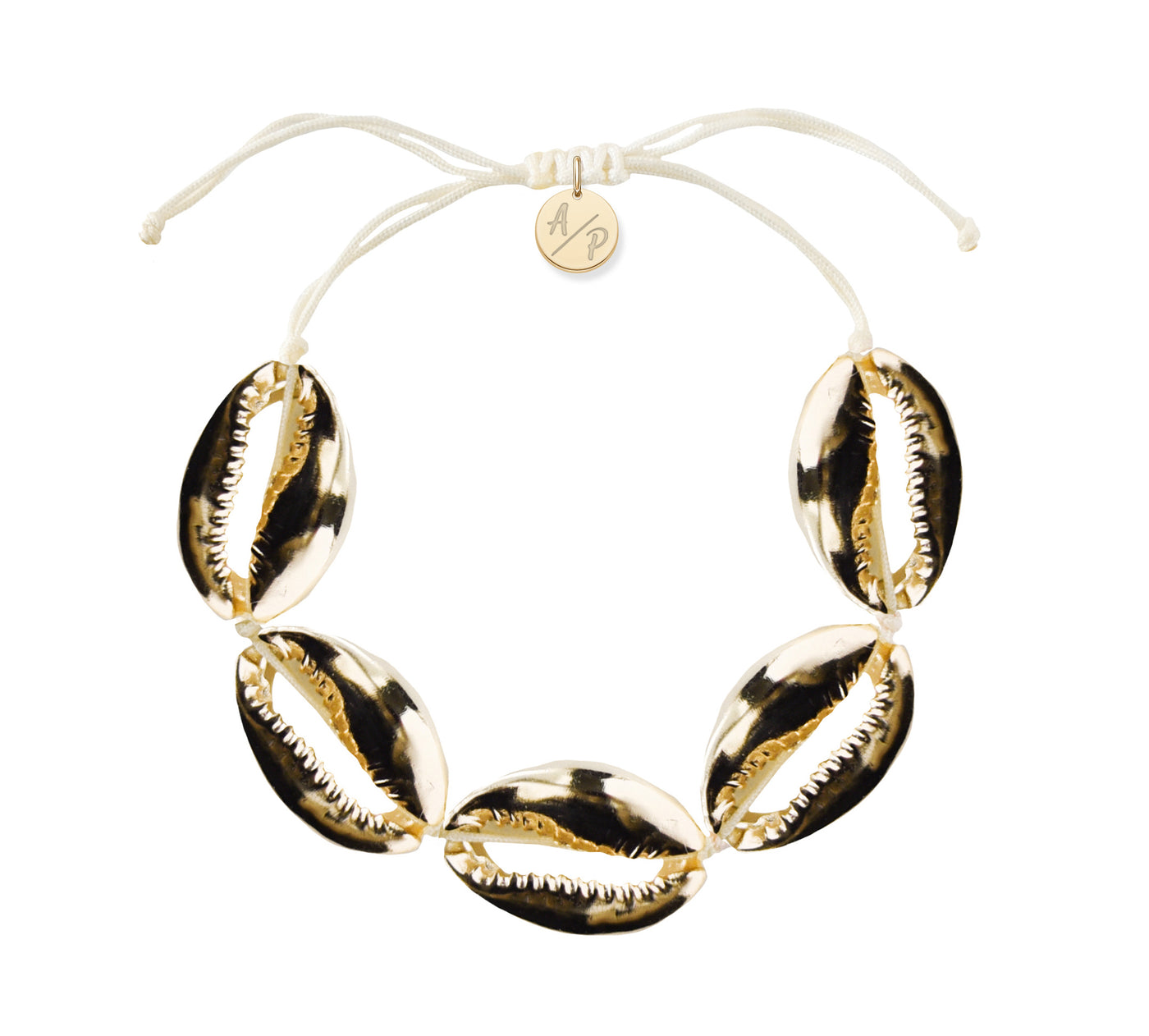 Sleek Shells Bracelet Ivory - 14k Gold/Rose Gold