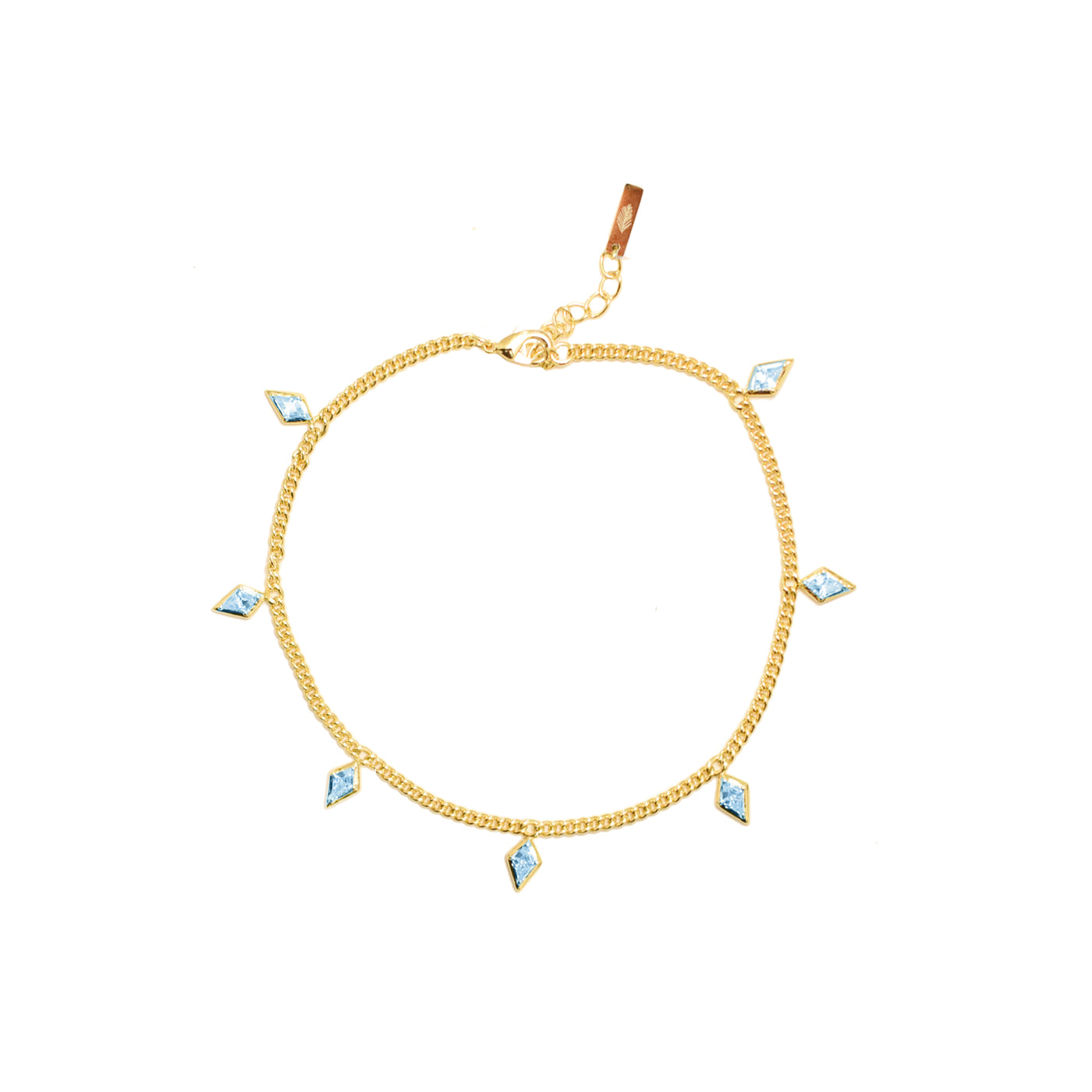 Crystal Kite Anklet - Bluebell Crystal