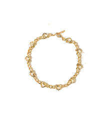 Knotted Hearts Anklet