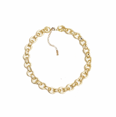 Golden Circles Necklace